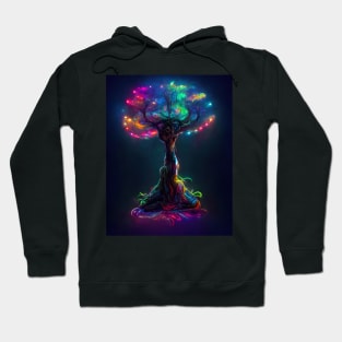 Cosmos Wishing Tree of Life and Dreams Hoodie